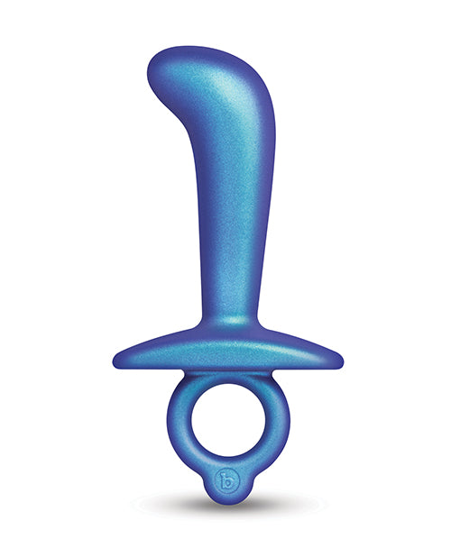b-Vibe Thumb Silicone Prostate Plug — Blue, Medium