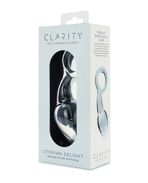 Clarity Glass Dildo - Utopian Delight