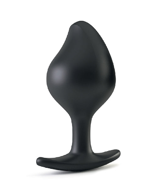 Mystim Rocking Vibe Silicone Butt Plug — Black