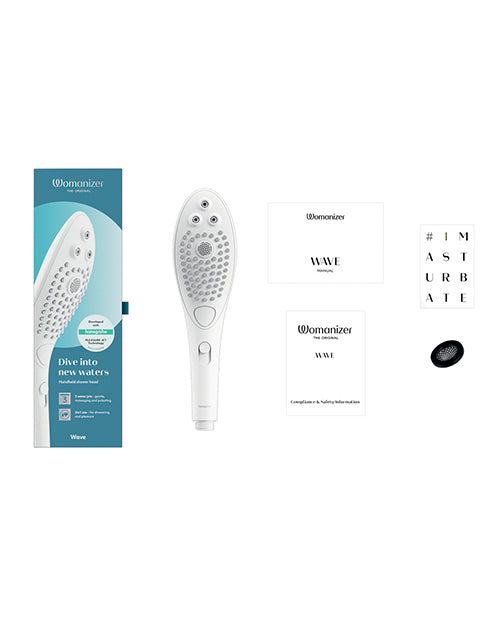 Womanizer Wave Shower Head Stimulator — White