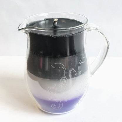 Pride flag in a Jar Wax Play Candle - Low Temp - Unscented - Pitcher Candle