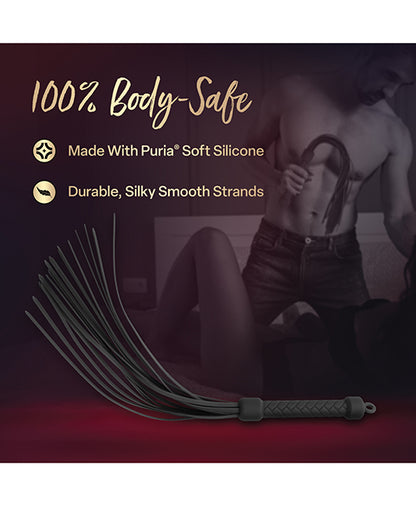 Blush Temptasia Ardor Flogger - Black