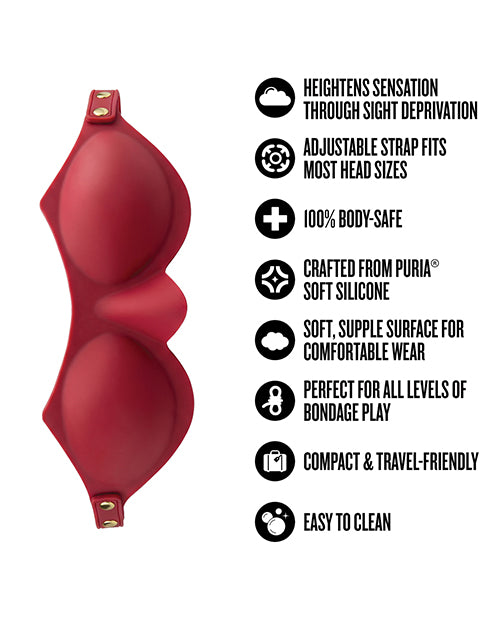 Blush Temptasia Ardor Blindfold - Red