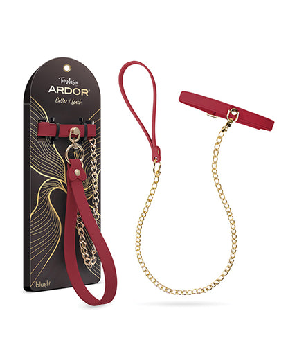 Blush Temptasia Ardor Collar & Leash - Red
