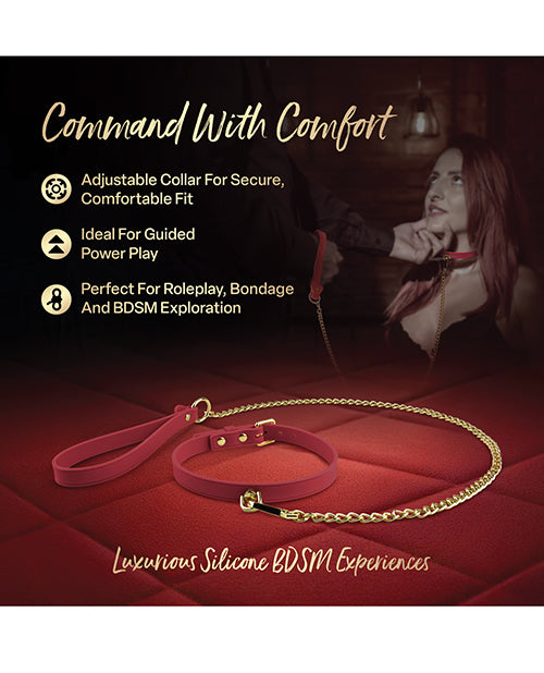 Blush Temptasia Ardor Collar & Leash - Red