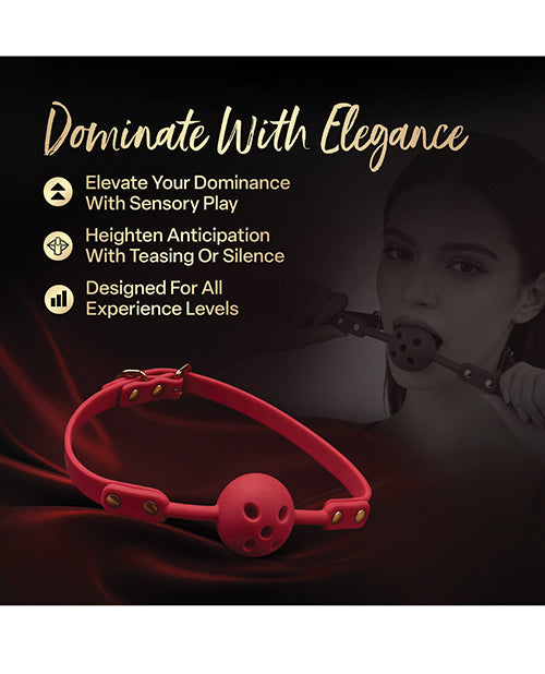Blush Temptasia Ardor Ball Gag - Red