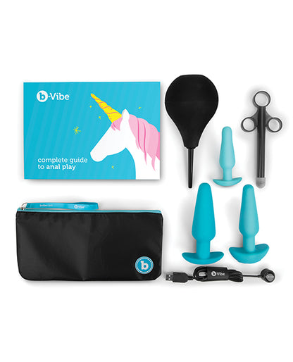 b-Vibe Anal Training & Education Set — Teal
