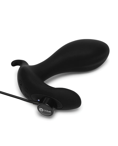 b-Vibe Expand Plug — Black Rechargeable Anal Plug