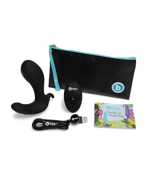 b-Vibe Expand Plug — Black Rechargeable Anal Plug