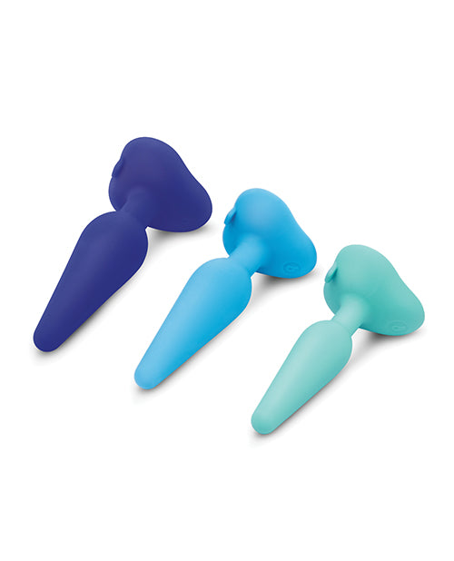 b-Vibe Anal Training Kit — 3-Piece Silicone Set
