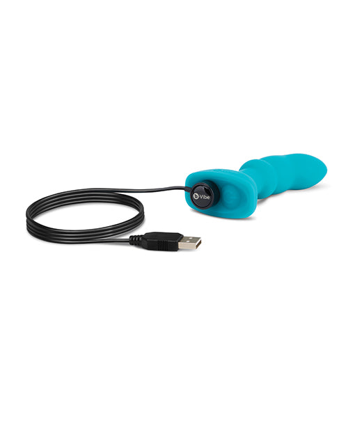 b-Vibe Remote Control Rimming P-Spot Plug — Blue