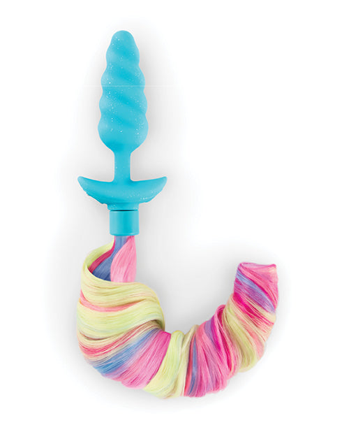 b-Vibe Unicorn Tail Vibrating Butt Plug — Special Edition