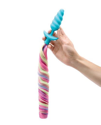 b-Vibe Unicorn Tail Vibrating Butt Plug — Special Edition