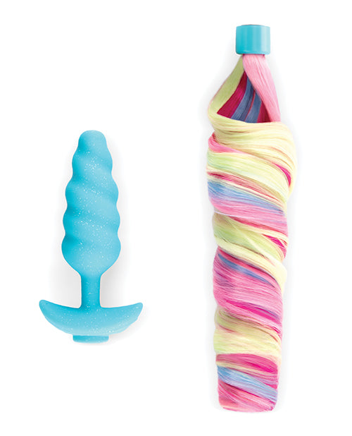 b-Vibe Unicorn Tail Vibrating Butt Plug — Special Edition
