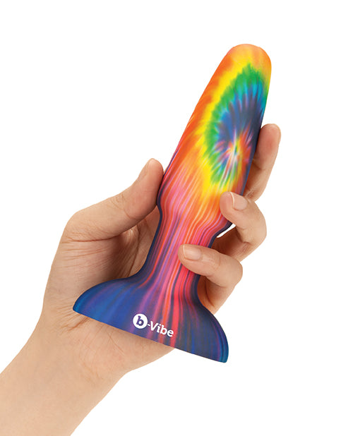b-Vibe Peace & Love Tie-Dye Rimming Plug — Limited Edition