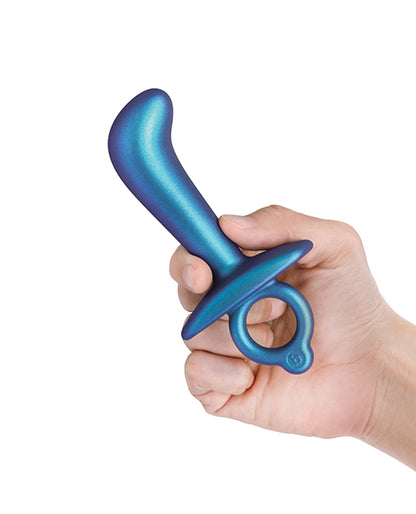 b-Vibe Thumb Silicone Prostate Plug — Blue, Medium