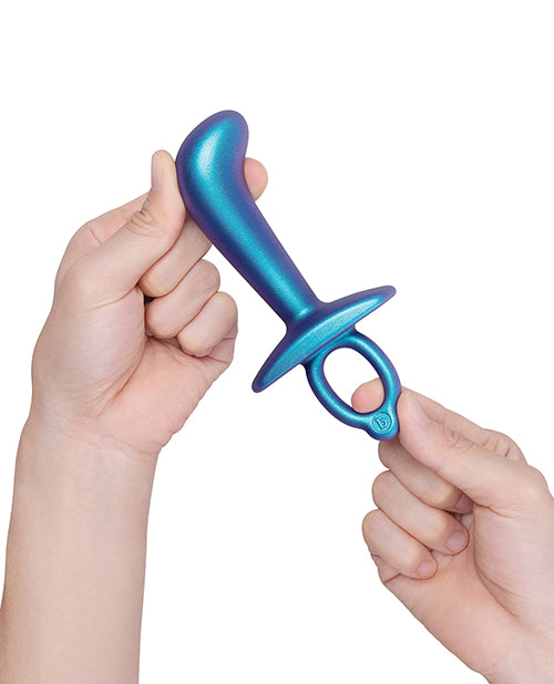 b-Vibe Thumb Silicone Prostate Plug — Blue, Medium