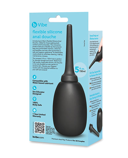 b-Vibe Flexible Silicone Anal Douche — 5 fl. oz.