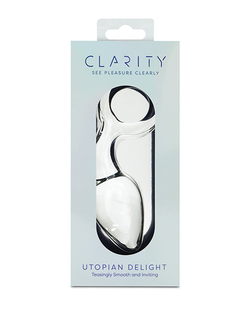 Clarity Glass Dildo - Utopian Delight