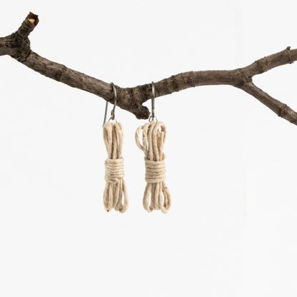 Bondage Rope Earrings - Bondage Earrings - BDSM Earrings - Kink Earrings
