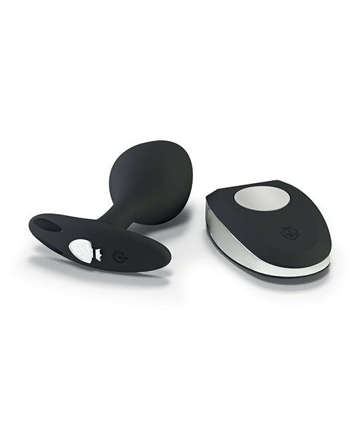 Mystim Rocking Vibe Silicone Butt Plug — Black