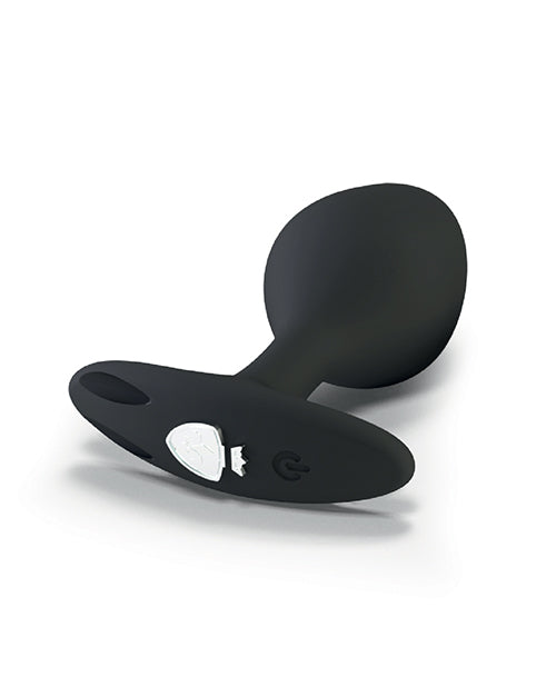 Mystim Rocking Vibe Silicone Butt Plug — Black