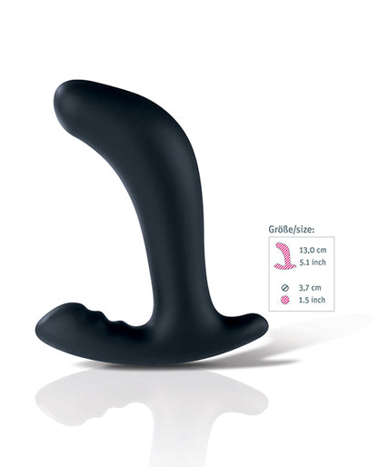 Mystim Twisting Tom E-Stim Prostate Stimulator — Black