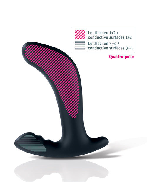 Mystim Twisting Tom E-Stim Prostate Stimulator — Black