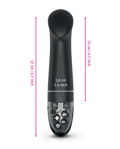 Mystim Right on Ron G-Spot eStim Vibrator — Black