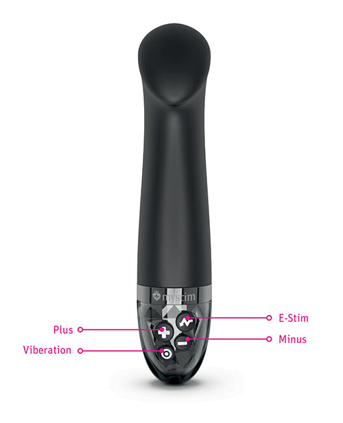 Mystim Right on Ron G-Spot eStim Vibrator — Black