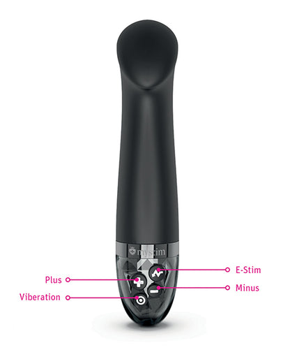 Mystim Right on Ron G-Spot eStim Vibrator — Black