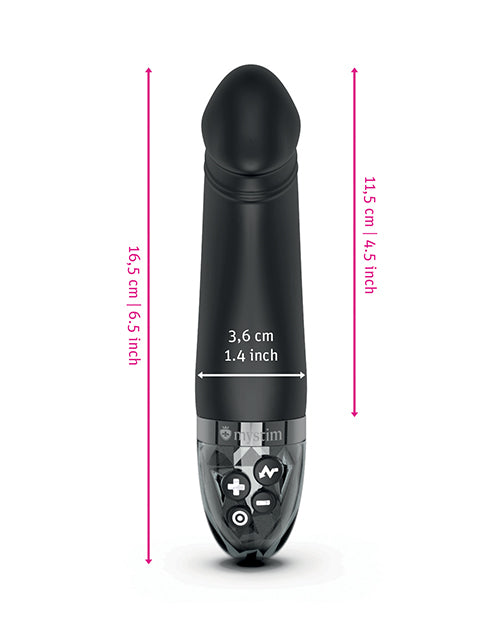 Mystim Real Deal Neal eStim Vibrator — Black