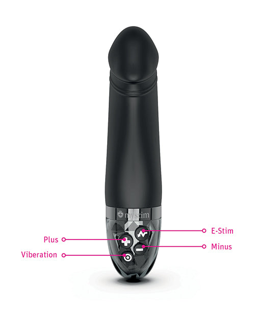 Mystim Real Deal Neal eStim Vibrator — Black