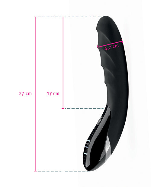 Mystim Sizzling Simon eStim Vibrator — Black Edition