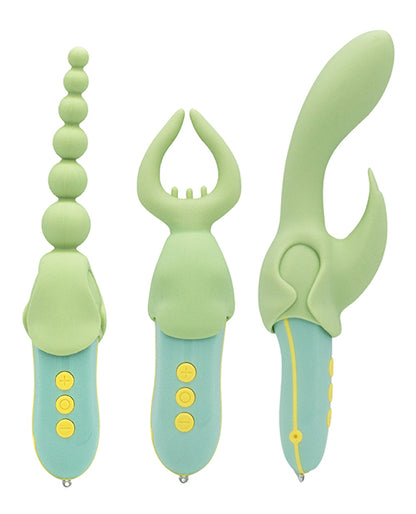 Like A Kitten Pleasure Hunter 3-Pc Vibrator Kit — Mint