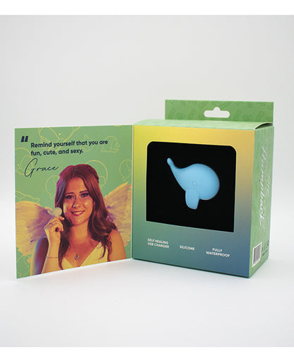 Like A Kitten Heavenly Humpback Finger Vibrator — Blue