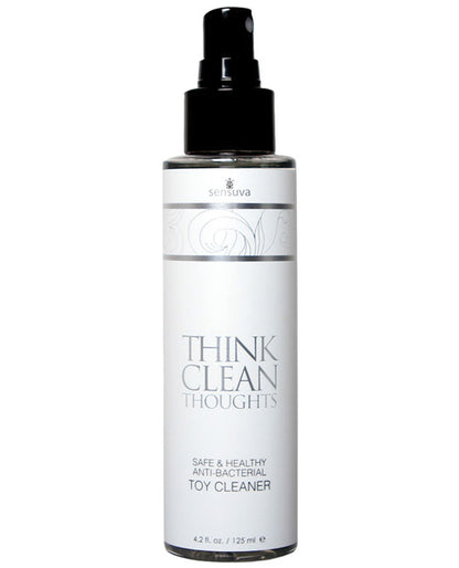 Sensuva Think Clean Thoughts toy cleaner spray bottle, 4.2 oz