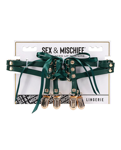 Sex & Mischief Indica Laced Up Garters