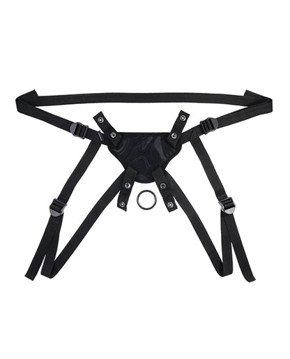 Sportsheets Velvet Noir Strap-On - Black