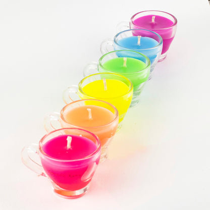 Teacup Wax Play Candle - Low Temp - Paraffin - Regular & Blacklight - mini