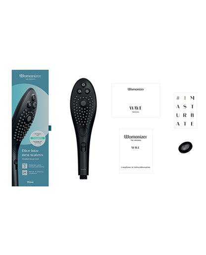 Womanizer Wave Shower Head Stimulator — Black