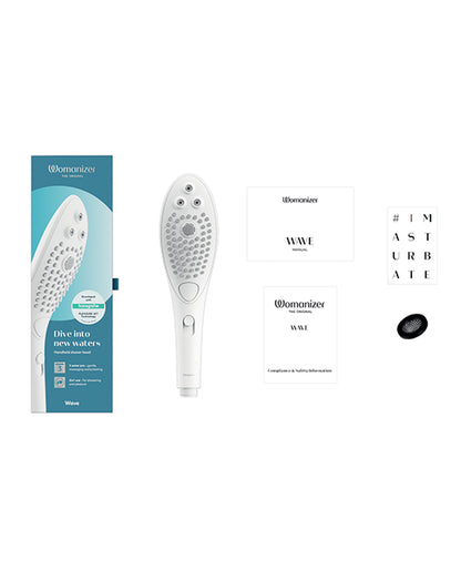 Womanizer Wave Shower Head Stimulator — White