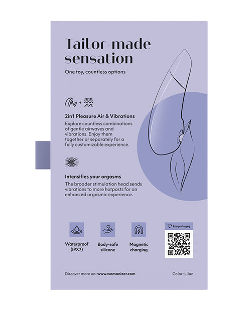 Womanizer Enhance 2-in-1 Clitoral Stimulator — Lilac