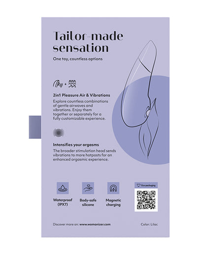 Womanizer Enhance 2-in-1 Clitoral Stimulator — Lilac