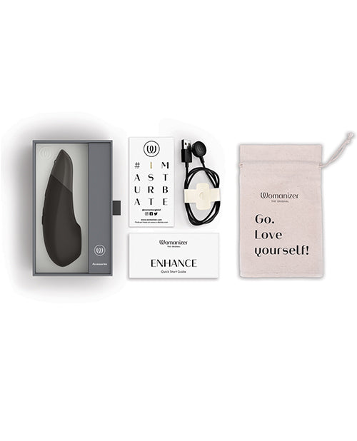 Womanizer Enhance 2-in-1 Clitoral Stimulator — Black